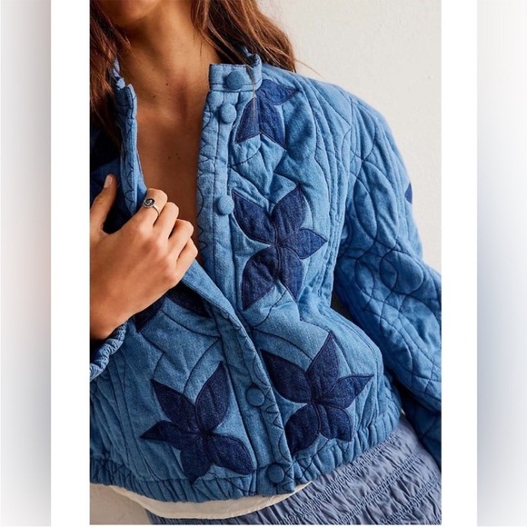 Free People Quinn Quilted Jacket Size M - Picture 5 of 16